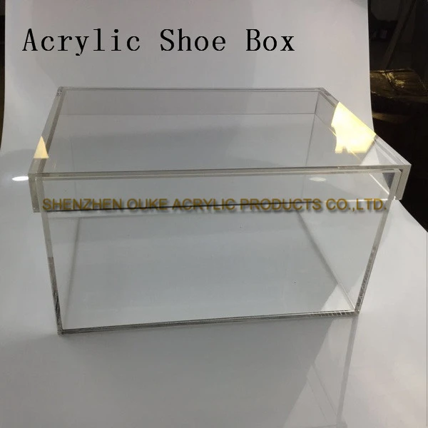Acrylic Manufacturer Clear Acrylic Display Case For Shoe Box Plexiglass Display Box