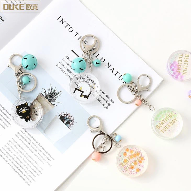 Custom Round Cute Acrylic Key Chain