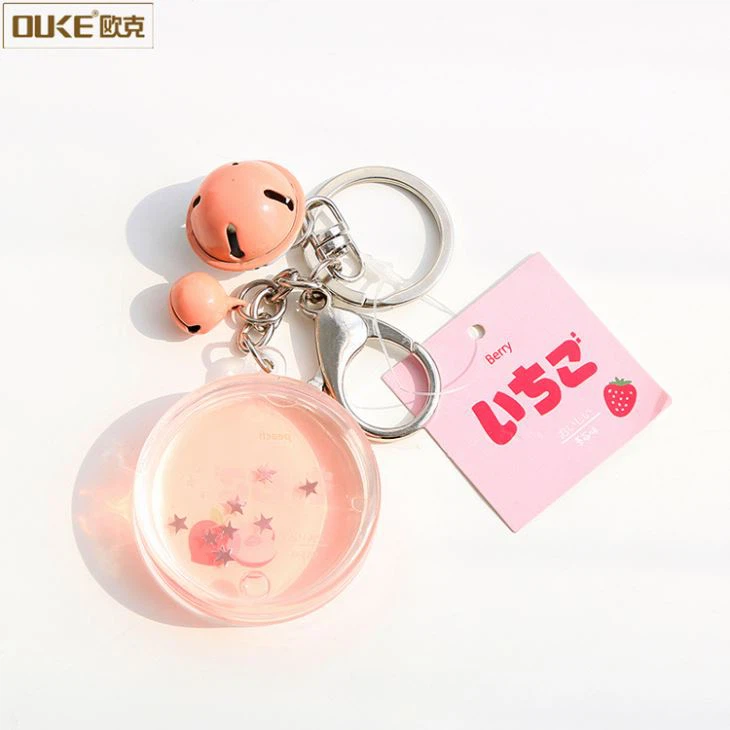 Custom Round Cute Acrylic Key Chain