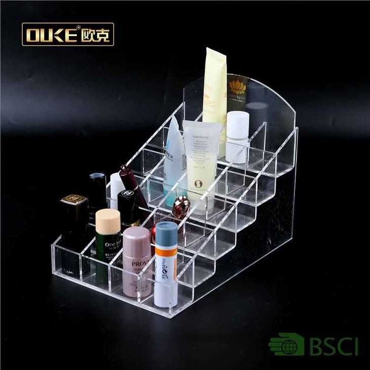 Clear Acrylic Nail Polish Makeup Organizer